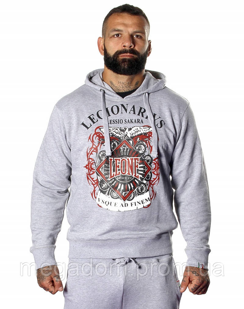 Толстовка Leone Legionarivs Fleece Grey M, фото 1