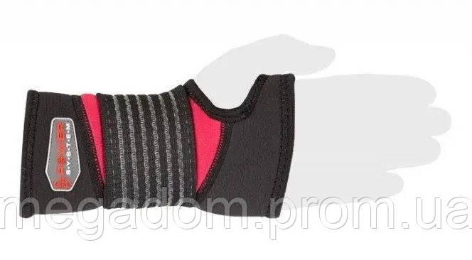 Бандаж на зап'ястя Power System PS-6010 NEO Wrist Support Black L/XL, фото 1