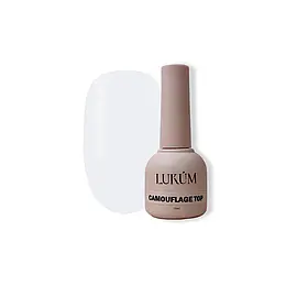 Молочний топ для нігтів Lukum Camouflage Top Milch, 10 мл