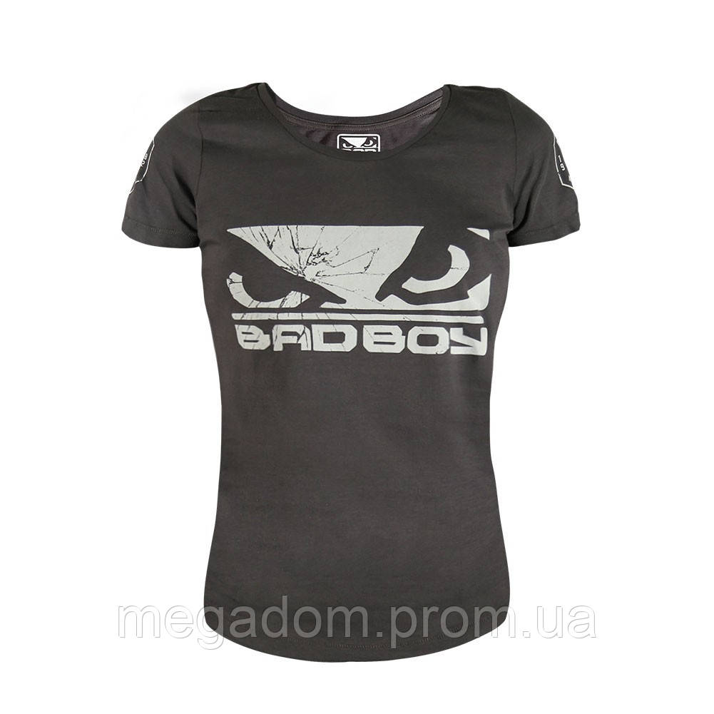 Футболка жіноча Bad Boy Global Grey S, фото 1
