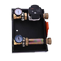 Насосна група Termojet НГ-67 (150) без змішувача в кожусі без насоса, під насос базою 130 мм, Dn25