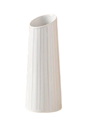 Ваза Аврора 24.5см біла V0009-010