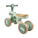 Велобіг дитячий 4-х колісний Corso JOY TL-86-203 пластикова рама, світло, озвучено українською Зелений, фото 4