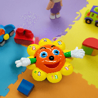 Музична квітка Solar «Sunflower dance» (25 см) жовта YJ388-8 музична, фото 3