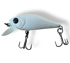 Воблер PONTOON21 Cheerful 34F-SR колір R01 білий з трійниками