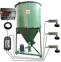 Ваги до 300кг ZEMIC MB6 (А6) для кормозмішувача (комплект обладнання) на 3 датч.