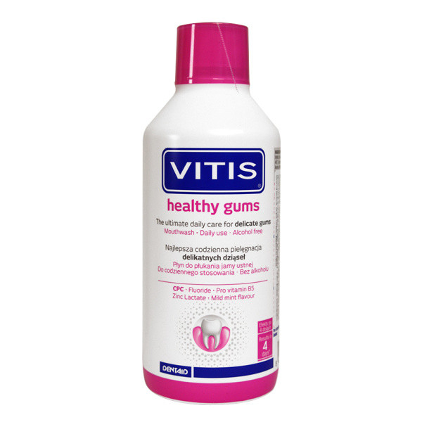 Ополіскувач VITIS HEALTHY GUMS  для догляду за чутливими яснами 500 мл