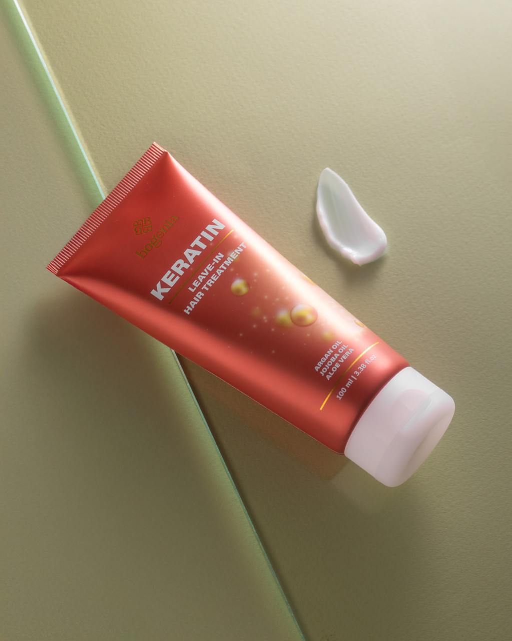 Незмиваємий кондиціонер для волосся з кератином від Bogenia 100 мл, фото 1