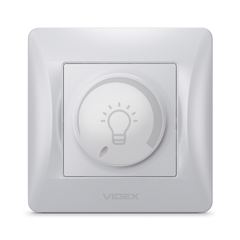 BINERA срібний шовк Вимикач диммерний LED 200W Videx
