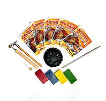 Набір для писанкарства  №1  для початківців з надфілем  та чорним воском