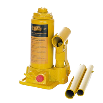 Домкрат пляшковий 2 тонни 158-308мм + кейс СІЛА