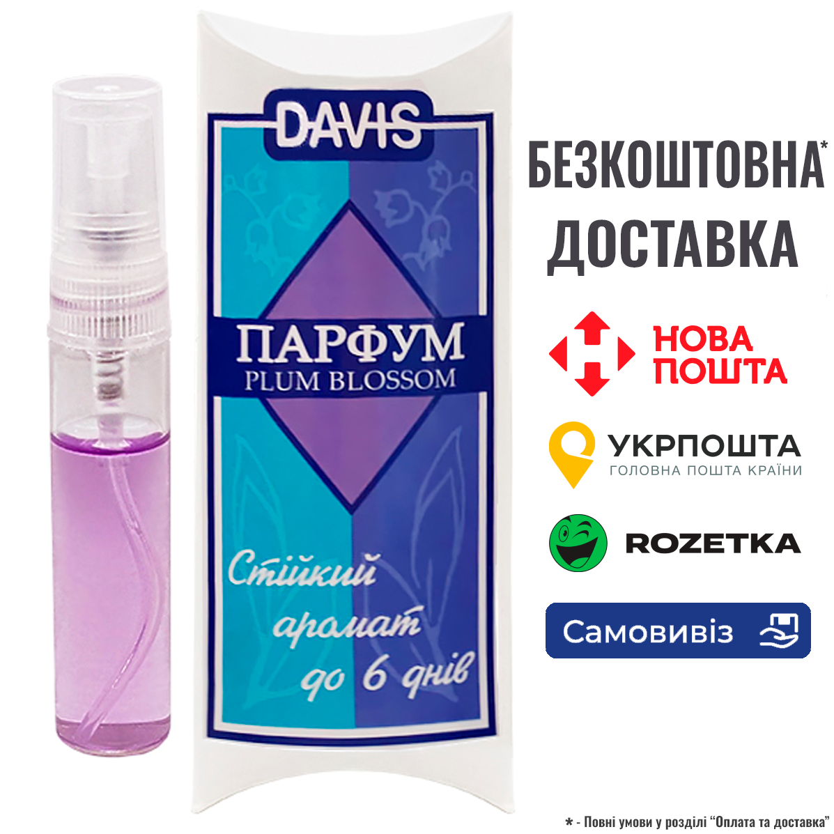 Парфуми Davis 'Plum Blossom' для собак, спрей, 0.005 л, фото 1