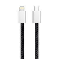 Кабель USB PD Type-C/Lightning ColorWay CW-CBPDCL061-BK 27W 1м чорний, фото 4
