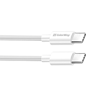 Кабель USB PD Type-C/Type-C ColorWay CW-CBPDCC056-WT 3,0A 65W 2м білий, фото 5