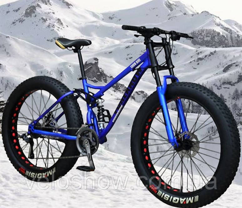 Позашляховик фетбайк 26/4.0 Panther Top двопідвісний (fatbike) широкі колеса
