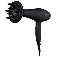Фен 1850-2200W (2 швидкості/3 темпер.режими/дифузор) чорний HD-Y222PRO Violet PRO Ardesto, фото 2