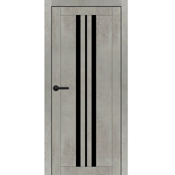Дверне полотно SD-PVC-107 Бетон світкий 700*2000 мм вставка/BLK Syndicate
