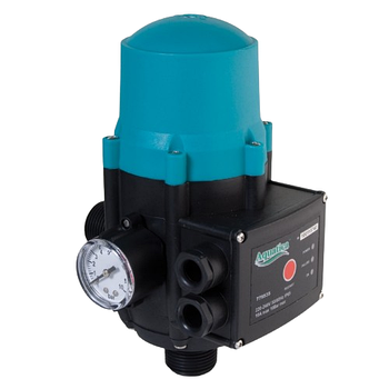 Контролер тиску електронний 1,1кВт 1,5-3,0бар Ø1" автопошук води + вмикач регулювання тиску Aquatica