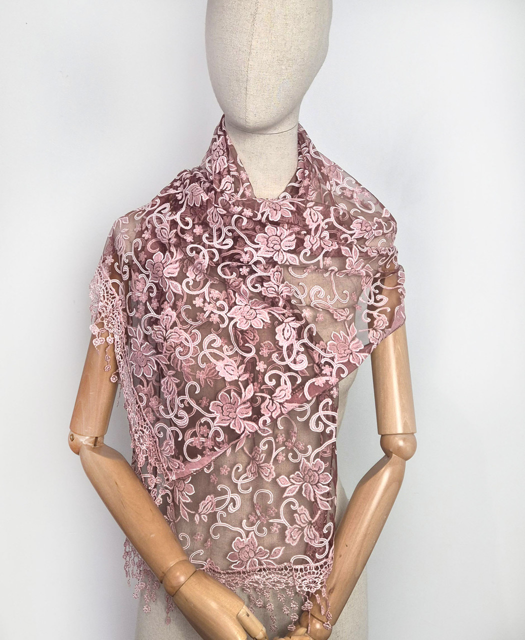 Шарф жіночий святковий до церкви храму урочистий Даяна, фото 1