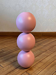 Меблеві ніжки і опори дерев'яні для столу великого діаметру кулі  H.580 D.197 /  Високі Кулі - 3