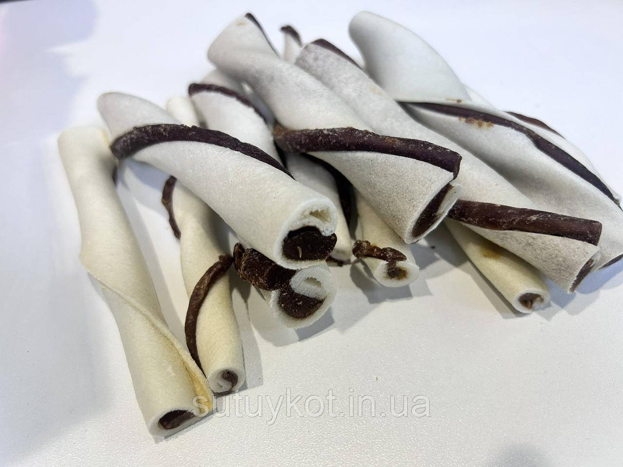 Dankers ласощі для собак кручені палички м'ясом качки, 500 гр.