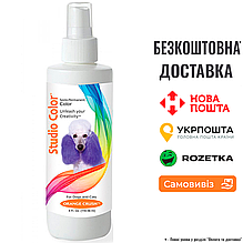 Фарба-спрей Davis Studio Color для шерсті собак і котів, помаранчева, 0.118 л