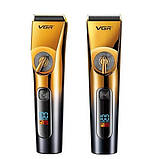 Машинка для стрижки VGR V-663, жовто-чорна, фото 2