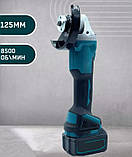 Набір інструментів 2 в 1 9714, кутова шліфувальна машина, гайковерт, фото 2