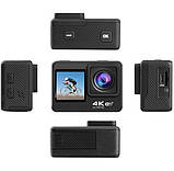 Екшн-камера водонепроникна спортивна CSZ-Q60AR 9464 з пультом, чорна, фото 6