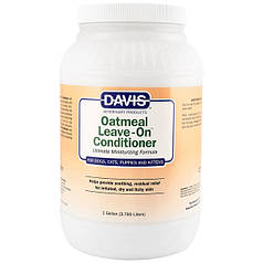 Кондиціонер для собак і котів Davis Oatmeal Leave-On Conditioner суперзволожувальний, концентрат 3,8 л