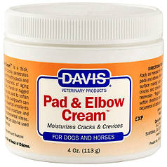 Крем для собак і коней Davis Pad & Elbow Cream загоювальний для лап і ліктів 113 мл