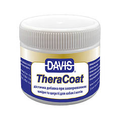 Дієтична добавка для шерсті собак і котів Davis TheraCoat 75 г