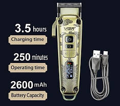 Машинка для стрижки VGR V-005, золотиста, фото 3