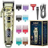 Машинка для стрижки VGR V-005, золотиста, фото 2