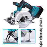 Пила дискова акумуляторна на 10 вузлів 9715, фото 6