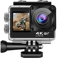 Екшн-камера водонепроникна спортивна CSZ-Q60AR 9464 з пультом, чорна