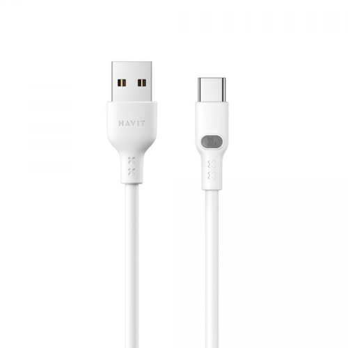 Кабель USB QC Type-C Havit HV-CB6282 3,0A білий, фото 1