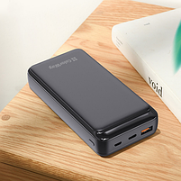 Павербанк 20000 mAh ColorWay CW-PB200LPG3BK-PD 20W QC+PD slim чорний, фото 5