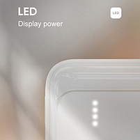 Павербанк 10000 mAh ColorWay CW-PB100LPF2WT slim білий, фото 7