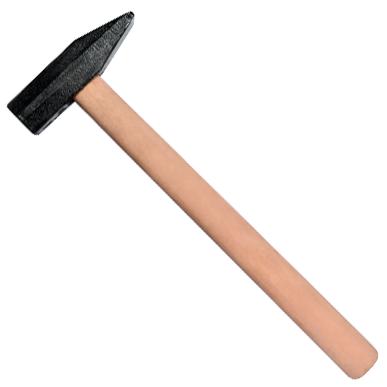 Молоток слюсарний, 300 г, дерев'яна ручка