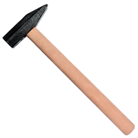 Молоток слюсарний, 300 г, дерев'яна ручка