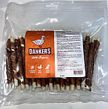 Dankers ласощі для собак кальцієві палички з м'ясом качки, 12 см, 500 гр., фото 3