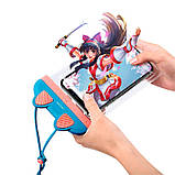 Сумка USAMS Mobile Phone Waterproof Bag IPX8 US-YD010 pink&blue, фото 3