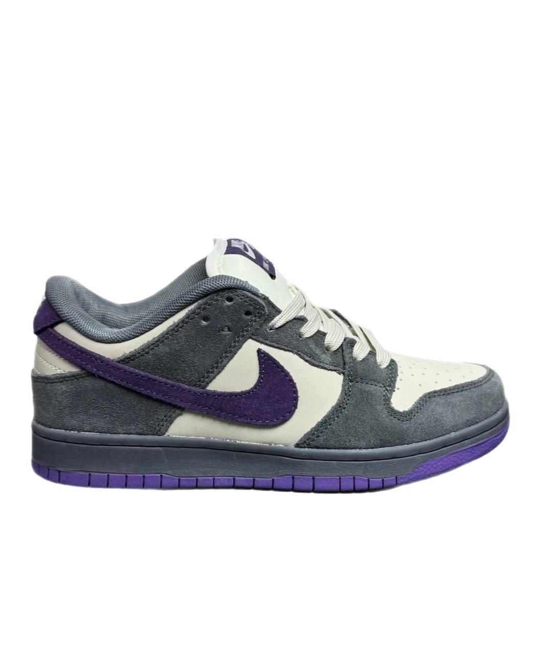 Женские кроссовки Nike SB Dunk low pro grey purple, Женские Кроссовки Найк СБ данк серо-фиолетовые - фото 1 - id-p2489349729
