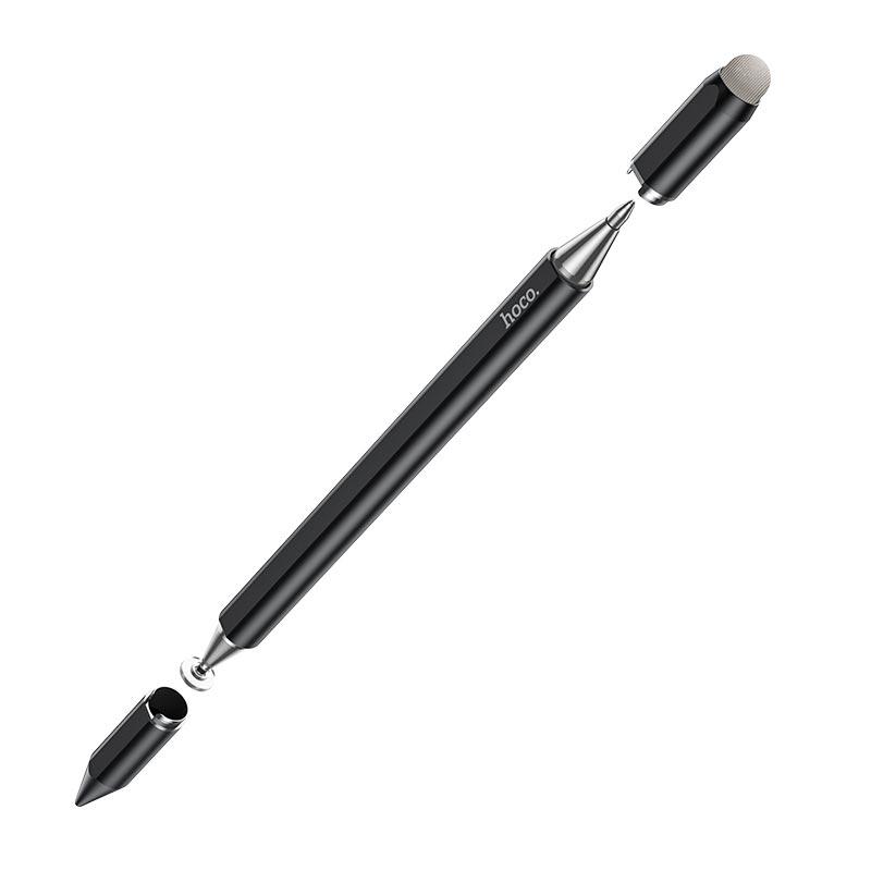 Стилус HOCO Cool dynamic series 3-in-1 passive universal capacitive pen GM111 (6942007619387) black