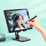 Стилус HOCO Cool dynamic series 3-in-1 passive universal capacitive pen GM111 (6942007619387) black, фото 4