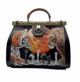 Саквояж шкіряний «Азарт» Silver Taurus 7799.