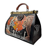 Саквояж шкіряний «Азарт» Silver Taurus 7799., фото 3