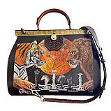 Саквояж шкіряний «Азарт» Silver Taurus 7799., фото 7