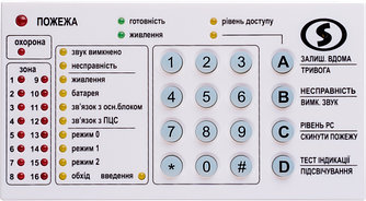 Лінд 9м4 Світлодіодна клавіатура